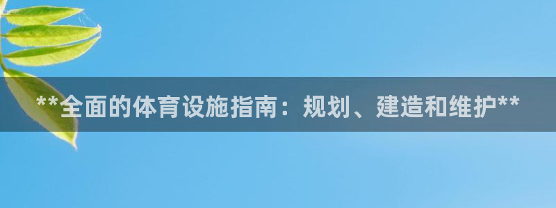 意昂体育3联系电话：**全面的体育设施指南：规划、建